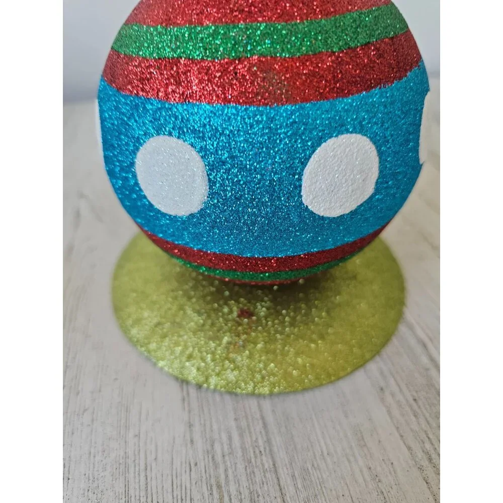Pier 1 ornament glitter vintage rare Xmas decor centerpiece Bose‎